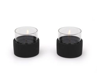 Tenderflame Breeze 10 sfeerlicht ø11cm (h:10,7cm) - Black (2 stuks)