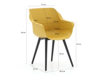 Hartman Sophie Studio/Stephanie 240cm dining tuinset 7-delig