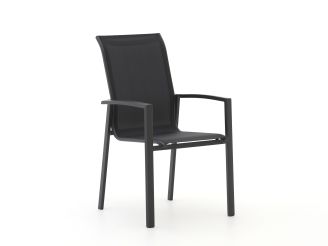 Forza Centallo/Fidenza ø149cm dining tuinset 6-delig stapelbaar