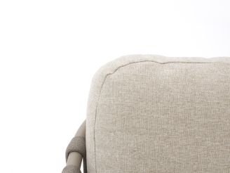 Tierra Outdoor Nuri lounge tuinstoel - Taupe - Naturel - Bruin - Rope (touw)