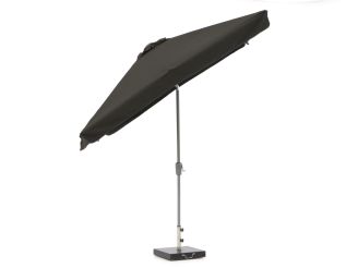 Shadowline Aruba parasol 250x250cm - Charcoal Black (incl. 50 kg voet) (incl. beschermhoes)