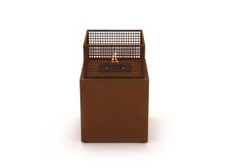 Tenderflame Agni 40 haard 40,5x40,5x60,2cm - Cortenstaal (incl. cover)
