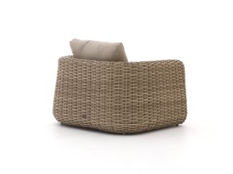 Intenso Tarcento lounge tuinstoel - Taupe - Naturel - Bruin - Wicker (vlechtwerk)