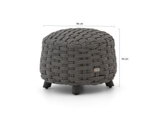 Manifesto Pergine hocker ø 50cm - Dark Grey