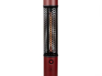 Monti HeatLine Vibe bartafel met terrasverwarmer 1500W ø60cm (h: 110cm) - Red