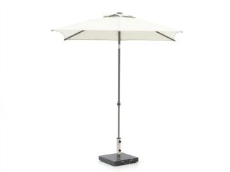 Shadowline Push-up parasol 210x150cm - Light Grey (incl. 35 kg voet) (incl. beschermhoes)