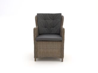 Intenso Milano kussens zit + rug t.b.v. dining tuinstoel - Dark Grey