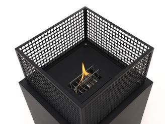 Tenderflame Agni 40 haard 40,5x40,5x60,2cm - Black (incl. cover)
