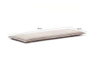 Tuinkussen 180x48cm voor tuinbank - Sand Melange