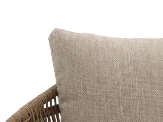 Intenso Stila/Cosiloft Novi stoel-bank loungeset met vuurtafel 4-delig