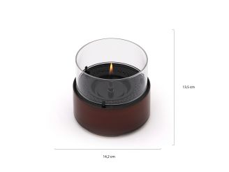 Tenderflame Café 14 tafelhaard ø14,2cm (h:13,5cm) - Amber