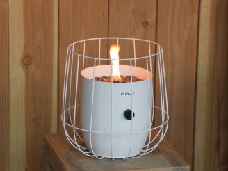 Cosiscoop Basket gaslantaarn ø26cm (h: 31cm) - White