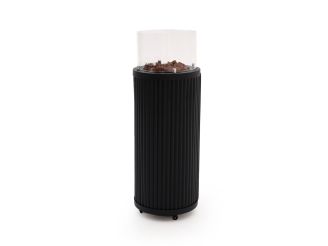 Cosipillar Curved gaslantaarn ø40cm (h:112cm) - Black