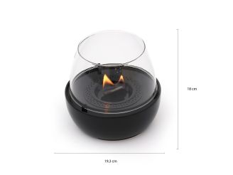Tenderflame Tulip 18 tafelhaard ø19,3cm (h:18cm) - Black