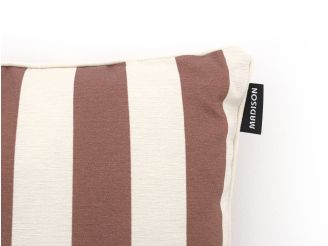 Madison Sierkussen 60x60cm - Stripes Red Natural Outdoor Finishing