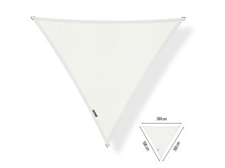 Shadow Comfort schaduwdoek driehoek 300x300x300cm - Arctic White