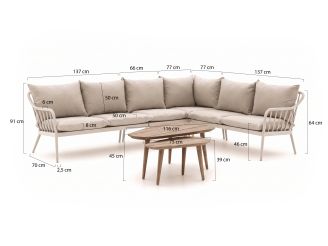 Manifesto Celante/ROUGH-K hoek loungeset 6-delig 6-zits