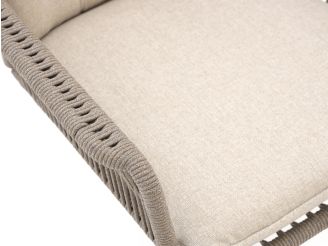 Tierra Outdoor Rivera dining tuinstoel - Taupe - Naturel - Bruin - Rope (touw)