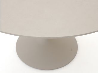 SUNS Nova low dining tuintafel ø 120cm (h: 68cm) - Sintered stone