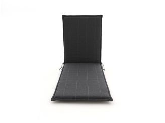 Tuinkussen voor ligbed 200x60cm - Dark Grey Melange
