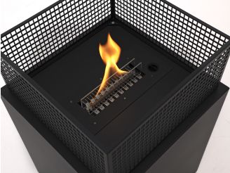 Tenderflame Agni 50 haard 49,5x49,5x80,2cm - Black (incl. cover)