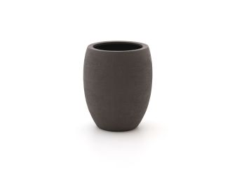 Designplants/Luca Lifestyle Lyrata Y kunstboom (h:130cm) met Terreno Tall Balloon bloempot - Groen (bloempot = Ash Brown)
