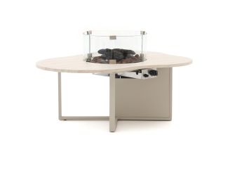 Cosiloft Novi lounge vuurtafel 125x102x50cm - Aluminium