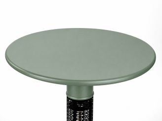 Monti HeatLine Pulse tafel met terrasverwarmer 1500W ø60cm (h: 75cm) - Green