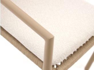 Hartman Taragona dining tuinstoel stapelbaar - Taupe - Naturel - Bruin - Rope (touw)