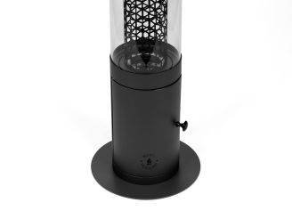 Monti HeatLine Ember pellet terrasverwarmer ø24cm (h: 58cm) - Black