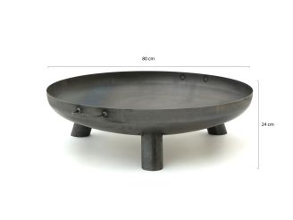 RedFire Salo vuurschaal ø80cm - Industrial Grey