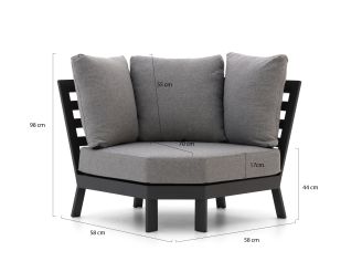Tierra Outdoor Musone lounge hoekmodule 102cm