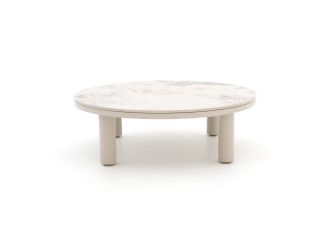 Bellagio Sarsina lounge tuintafelset ø85cm(h:27cm)/ø65cm (h:21cm) - Sintered stone