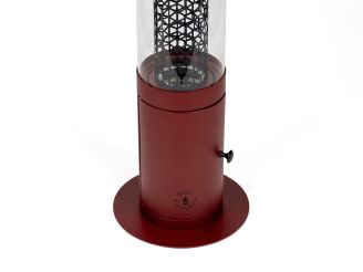 Monti HeatLine Ember pellet terrasverwarmer ø24cm (h: 58cm) - Red