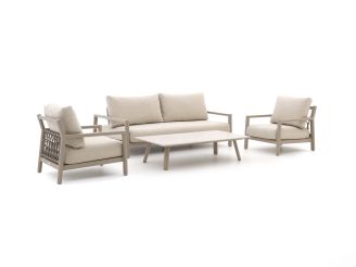 Tierra Outdoor Oasis stoel-bank loungeset 4-delig verstelbaar