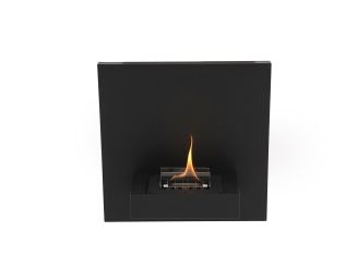Tenderflame Square 90 wandhaard 45x45x23cm - Black