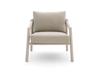 SUNS Sato low dining tuinstoel - Taupe - Naturel - Bruin - Rope (touw)