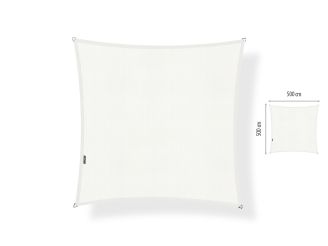 Shadow Comfort schaduwdoek vierkant 500x500cm - Arctic White