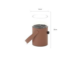 Cosiscoop Original gaslantaarn ø16cm (h:30cm) - Soft Terra