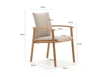 SUNS Florine/Erice 300cm dining tuinset 9-delig