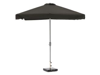 Shadowline Aruba parasol 250x250cm - Charcoal Black (incl. 50 kg voet) (incl. beschermhoes)