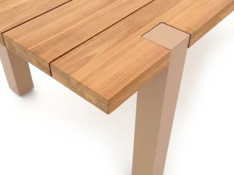 Hartman Almeria dining tuintafel 200x100x77cm - Teakhout