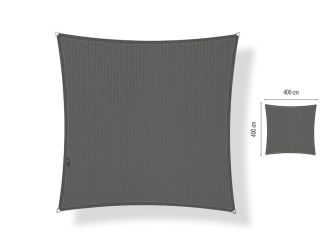 Shadow Comfort schaduwdoek vierkant 400x400cm - Cool Grey