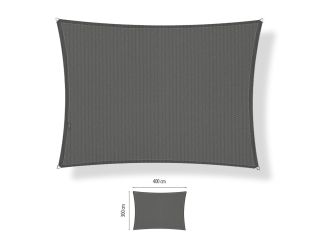 Shadow Comfort schaduwdoek rechthoek 300x400cm - Cool Grey