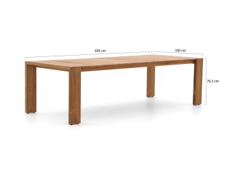 SUNS Florine/Erice 240cm dining tuinset 7-delig