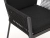 Tierra Outdoor Liv/ROUGH-S 160cm dining tuinset 5-delig stapelbaar