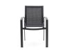 R&S Design Altea dining tuinstoel stapelbaar - Grijs - Antraciet - Textileen