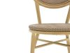 Forza Monate dining tuinstoel stapelbaar - Taupe - Naturel - Bruin - Wicker (vlechtwerk)