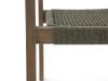 ROUGH Batang Rope dining tuinstoel stapelbaar - Grijs - Antraciet - Rope (touw)