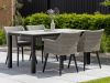 Manifesto Matese dining tuinstoel - Grijs - Antraciet - Wicker (vlechtwerk)